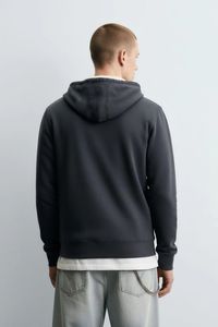 '' SOSH 4 Hoodie '' Men's Thumbhole Zipper Hoodie - Product Image 2