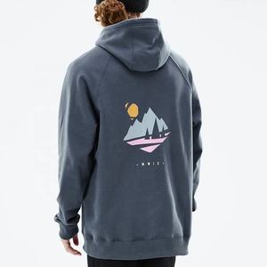 Sweat à capuche de ski en polaire épaisse avec logo personnalisé, imperméable, coupe-vent, pour homme, pull thermique pour snowboard, hiver, extérieur, 100% polyester - Product Image 3
