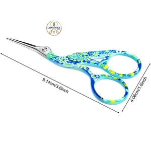 Tijeras de Bordado con Diseño de Cigüeña, 5 Piezas, 3.7 Pulgadas, Punta de Acero Inoxidable, Tijeras Clásicas de Cigüeña para Coser - Product Image 3