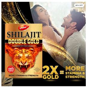 Capsules Dabur Shilajit Double Gold, 10 unités, complément ayurvédique pour l'énergie et la vitalité - Product Image 2