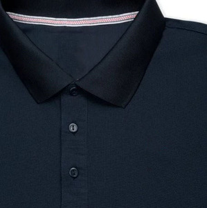 Vente directe usine – T-shirt polo homme à manches courtes, séchage rapide, couleur unie, col boutonné, logo imprimé, tricoté, vierge, personnalisable - Product Image 4