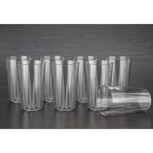 Ensemble de 6 verres à boisson froide Premium en ABS, transparents, grande capacité, compatibles lave-vaisselle, pour usage familial quotidien, mariage, meilleur prix - Product Image 1