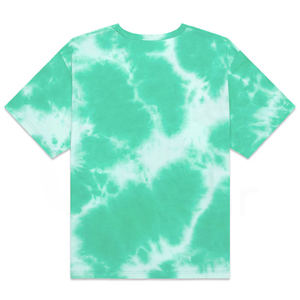 Men's <b>Tie</b>-Dye Short Sleeve T-Shirt O-Neck Regular Fit <b>Knitted</b> Casual Wear - Product Image 6