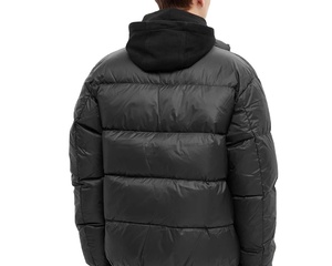 High Quality Outdoor <b>Canvas</b> Long Sleeve Stand Collar Front Logo Filled Breathable Eco-Friendly Winter Puffer <b>Jacket</b> Reasonable - Product Image 2