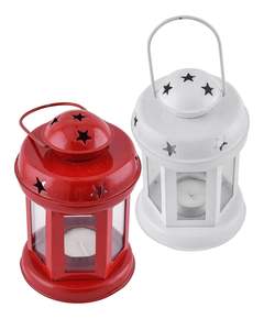 Durable Outdoor <b>Decorative</b> <b>Lantern</b> with Stylish Metal & Glass Candle Holder for Hotels Parties & Cultural Celebrations - Product Image 2