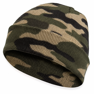 Premium Soft Knit 100% Acrylic Unisex Beanie Custom Embroidered Winter Hat Warm Stretch Ribbed Beanie Casual Outdoor Streetwear - Product Image 1