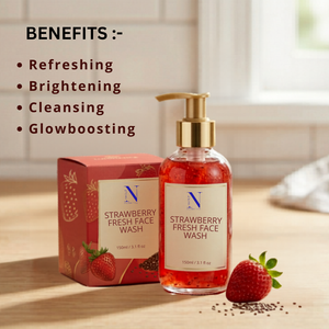 Fresa de Marca Privada para Lavado Facial |   Crema Limpiadora Facial Hidratante de Limpieza Profunda |   Fabricante de Productos para el Cuidado de la Piel OEM ODM, Muestra - Product Image 3