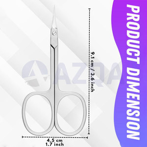 Professional Stainless Steel Cuticle Scissors Fine <b>Point</b> Nail Grooming <b>Tool</b> for Manicure Pedicure and Beauty Care - Product Image 2
