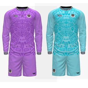 ชุดผู้รักษาประตูฟุตบอลแขนยาวแบบซับลิเมชั่นออกแบบเองสำหรับขาย - Product Image 4