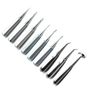 Kit d'instruments de chirurgie dentaire de haute qualité, 18 pièces, comprenant des élévateurs et des forceps pour l'extraction, et des instruments pour la racine dentaire - Product Image 1