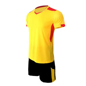 Maillot de football pour adultes, personnalisable avec nom et logo, respirant, col rond, maillot de foot vierge, séchage rapide, maillot de foot pour enfants - Product Image 1