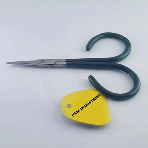 Custom Embroidery Cross <b>Stitch</b> Scissors Malleable Handle Scissor <b>Cushion</b> Handle Lower Blade Serrated Crafting Scissors - Product Image 3