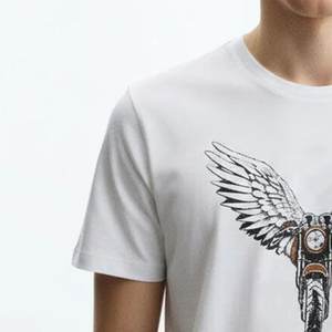 Nouveautés : T-shirts blancs pour hommes avec logo personnalisé, style vintage Highstreet, col rond, tissu respirant et confortable, vêtements d'extérieur - Product Image 6