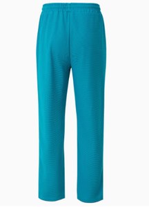 Men's Teal <b>Wide</b> <b>Leg</b> Sweatpants Casual Drawstring Elastic Waist Loose Fit Long <b>Pants</b> - Product Image 2