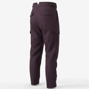 Pantalon Militaire Allemand en Toile Durable, Coupe Droite, Fermeture à Boutons, Poches Pratiques, Léger et Écologique pour Hommes - Product Image 4