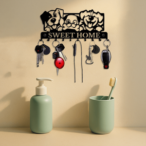 CIFbuy Set di ganci da parete gotici, appendiabiti vintage industriale regolabile per cucina, bagno, ingresso, camera da letto - Product Image 5