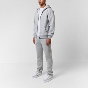 Conjunto Deportivo de Algodón para Hombre al por Mayor: Sudadera con Capucha y Pantalones Jogger, Ropa Deportiva Informal para Gimnasio, Traje de Entrenamiento Cómodo y Ajustado - Product Image 1