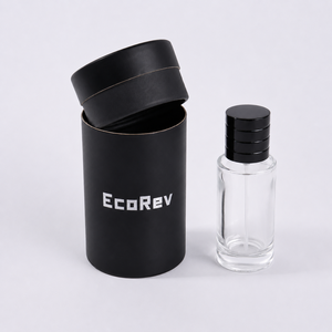 Custom Black Matt Lamination Biodegradable Disposable Paper Tube for Perfume Bottle Packaging Eco-Friendly Material Logo Sticker - Product Image 2