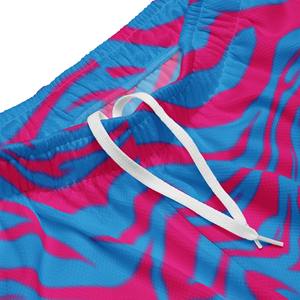 Pantalones Cortos Deportivos para Hombre, Cintura Alta, Cierre con Cordón, Logotipo Personalizado, Número y Nombre, Malla de Poliéster/Algodón, Diseño Digital - Product Image 3