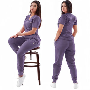 Conjunto de Uniforme Médico para Mujer, Multicolor, 100% Algodón, Estilo Jogger, para Enfermeras, Ropa Clínica, Uniformes de Doctora, Pantalones Cortos - Product Image 5