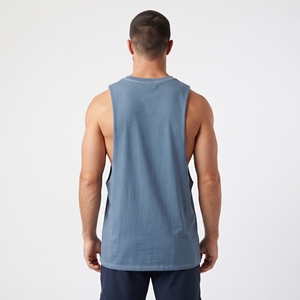 Débardeur de sport bleu pour homme, sans manches, pour la musculation, le fitness et l'athlétisme - Product Image 6