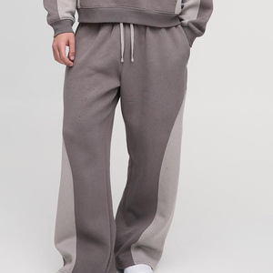 Conjunto de Sudadera con Capucha y Pantalones Jogger de Algodón Grueso, Estilo Urbano, Holgado, Informal, Transpirable, para Invierno, Unisex - Product Image 5