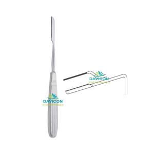 Cisailles chirurgicales en acier inoxydable de 17 cm, scies nasales à angle gauche - Product Image 1