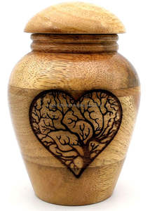 Urnas de Cremación de Madera de Mango Americana Personalizadas al por Mayor, Diseño Grabado, Cajas de Madera Duraderas para Cenizas Humanas, Artículos Funerarios - Product Image 2