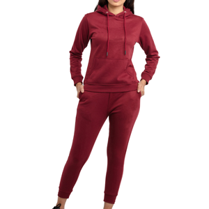Personalized Women's Two-Piece Jogging Set Women's Two-Piece Winter Tracksuit Set Premium Quality Women's Tracksuits OEM - Product Image 1