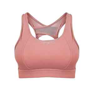 Soutien-gorge de sport dos croisé grande taille de qualité supérieure pour femme, séchage rapide, idéal yoga et course à pied, avec tissu extensible quadridirectionnel écoresponsable - Product Image 6