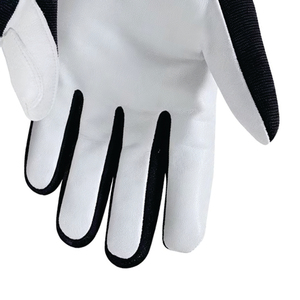 ถุงมือเพื่อความปลอดภัยเอนกประสงค์ หนัง PU สายรัดข้อมือยืดหยุ่น กันลื่น ทนต่อการเสียดสี สีขาว สีดำ สีน้ำเงิน HOLY SIGNS - Product Image 4