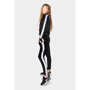 Ensemble de survêtement polaire coupe-vent réversible imprimé 2-en-1 pour femme, avec sweat à capuche oversize et pantalon de survêtement décontracté, écoresponsable, grandes tailles, devant imprimé - Product Image 4