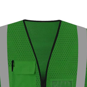Gilet de sécurité personnalisé avec logo, haute visibilité, vêtements de travail avec panneaux réfléchissants, options de conception personnalisées pour les équipes de sécurité, construction - Product Image 3