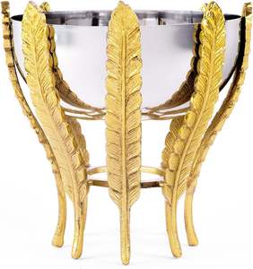 Elegante Soporte Metálico Decorativo, Tazón de Acero, Vajilla Funcional para Servir Frutas, Bocadillos y Alimentos, Diseño Elegante para Fiestas, Acabado Pulido - Product Image 4