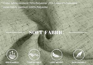 Traje de Lino para Hombre, Corte Entallado, 2 Piezas - Product Image 5