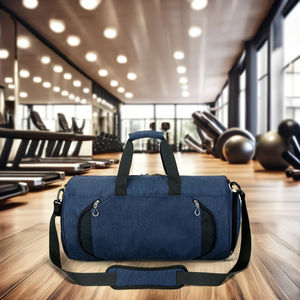 Bolsa de lona de gimnasio de nailon portátil unisex del fabricante con logotipo personalizado para viajes de negocios y uso de hombro cruzado - Product Image 2