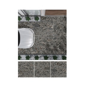 Azulejo de porcelana de terrazo de mármol Popular, cuerpo completo de gran tamaño, losa de piedra Artificial inofensivo para el hogar, garaje, proyecto de suelo - Product Image 1