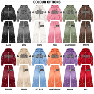 Sudadera con Capucha Gótica con Cierre, Unisex, Negra, con Logotipo Personalizado, Corte Regular, Estilo Urbano de Invierno, con Parches en las Mangas - Product Image 5