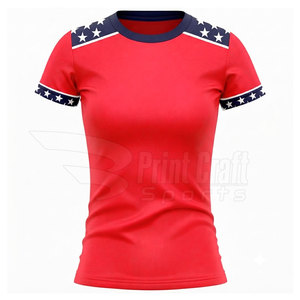 Chemises de softball à col rond en gros, en stock, vêtements de sport de qualité supérieure, confortables - Product Image 5