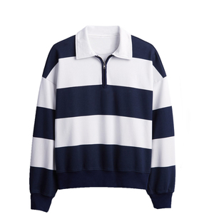 เสื้อสเวตเชิ้ตคอปกซิป ¼ ตัว แขนยาว สไตล์ลำลอง สตรีทแวร์ ผ้าฝ้ายฟลีซ 100% ระบายอากาศได้ดี ยูนิเซ็กส์ ฮิปฮอป - Product Image 3