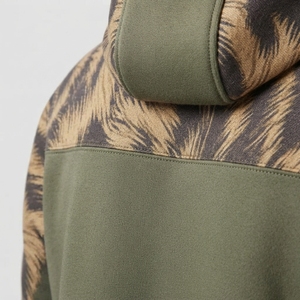 Conjunto de Sudadera con Capucha y Pantalones Deportivos con Estampado de Tigre y Parches para Hombre - Product Image 4