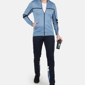 Men Tracksuit Custom Design Full Zip <b>Jacket</b> Pants Premium Sportswear Training Running Fitness OEM ODM Wholesale Clothing Set - Product Image 4