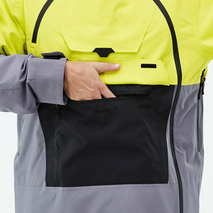 Traje de Esquí de Invierno 2026 Mon/tecc, Chaqueta de Esquí Impermeable para Snowboard, Mono de Snowboard Amarillo Brillante/Negro/Perla Claro para Hombre - Product Image 4
