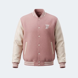 Chaqueta Varsity Unisex de Diseño Único con Logotipo Personalizado, Transpirable, de Secado Rápido, para Invierno, Cuello en V, Mangas Largas, Nueva Llegada, Colores Sólidos - Product Image 3