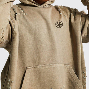 Sudaderas con Capucha para Hombre, Diseño Ligero, Nueva Colección, Mejor Calidad, Lavadas y Desgastadas, 100% Algodón, Precio al por Mayor, Sudaderas Básicas Casuales - Product Image 4