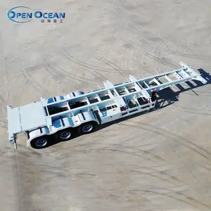 Factory Direct Skeleton Semi Trailer Container Transportation Chassis Heavy Truck Trailer