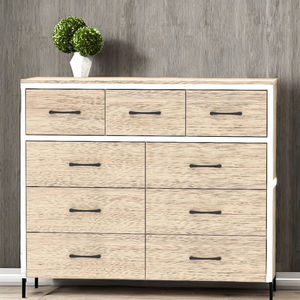 ลิ้นชักไม้9ลิ้นชักคลาสสิกสีโมเดิร์นปรับแต่งได้แบบมาเลเซียห้องนอนห้องนั่งเล่นเฟอร์นิเจอร์ครัว - Product Image 1