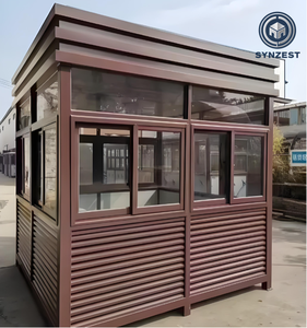 Container Abitativi Personalizzati Hongqi Art Booth: Postazioni di Sicurezza Mobili in Stile Europeo e Cabine per Pedaggio con Struttura in Acciaio - Product Image 2