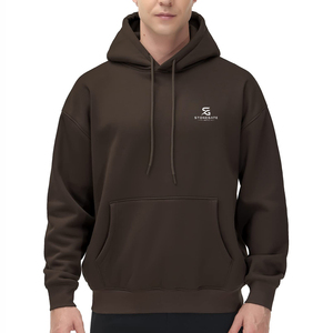 Sweat à capuche épais en polaire pour homme, intérieur Sherpa chaud, sweat-shirt d'hiver décontracté avec poche 2026 - Product Image 6