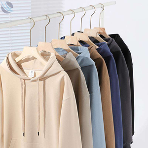Sweat-shirt à capuche unisexe en polyester tricoté, coupe ample, respirant, écologique, à manches longues, qualité professionnelle, personnalisable avec logo, vente en gros - Product Image 3